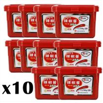 Pasta De Pimenta Gochujang Korean Style Hot 500g Kit com 10 Pasta De Pimenta Gochujang Korean Style Hot 500g Kit com 10