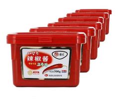 Pasta De Pimenta Gochujang Korean Style Hot 500g Kit com 6 Pasta De Pimenta Gochujang Korean Style Hot 500g Kit com 6