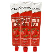 Pasta de Tomate Duplo COLAVITA Tubo 128g (3 Tubos)