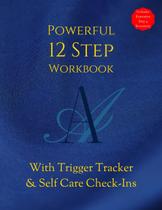 Pasta de trabalho AA Powerful 12 Step com Trigger Tracker & Journal