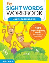 Pasta de trabalho Rockridge Press My Sight Words 101 de alta frequência Pasta de trabalho Rockridge Press My Sight Words 101 de alta frequência