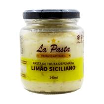 Pasta de truta defumada com limão siciliano 240ml la pasta