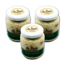 Pasta de truta defumada lemon pepper pote 240ml la pasta - kit 3 unidades