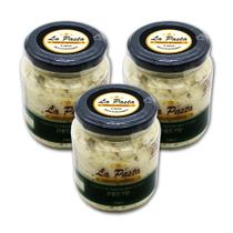 Pasta de truta defumada pesto pote 240ml la pasta - kit 3 unidades
