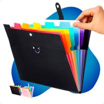 Pasta Documentos A4 Sanfonada Porta Arquivo 7 Divisórias Cor Pasta Documentos A4 Sanfonada Porta Arquivo 7 Divisórias Cor