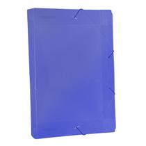 Pasta Documentos Aba Elástica Organizadora 40mm C/ Lombo Azul Pasta Documentos Aba Elástica Organizadora 40mm C/ Lombo Azul