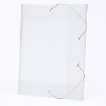 Pasta Elástico Com Aba 1/2 Ofício Basic Transparente Plascony Pasta Elástico Com Aba 1/2 Ofício Basic Transparente Plascony