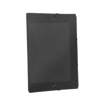 Pasta Elástico Grossa Plástica Oficio All Black Original Dac