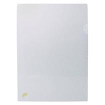 Pasta em L 10 Unidades YES A4 Organizar Documentos Arquivo Transparente Cristal Fumê Kit Escritório Escola Trabalho