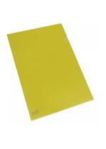 Pasta Em L Plástica Protetor Documento A4 Amarela C/ 50