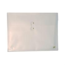 Pasta Envelope Horizontal com Cordão - Ofício - PP - Transparente - Yes