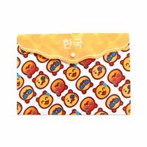 Pasta Envelope Malote A4 Le Decorada Fruits & Cactos com Fecho Botão Cores Diversas