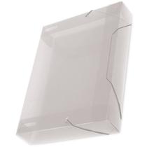 Pasta Escolar 55mm Cristal 335x245x55mm Aba com Elástico Polibras Soft PP para Documentos Papéis Material Escolar Pasta Escolar 55mm Cristal 335x245x55mm Aba com Elástico Polibras Soft PP para Documentos Papéis Material Escolar