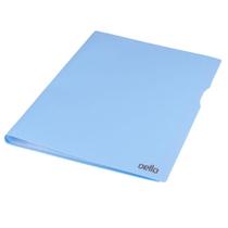 Pasta Escolar Dello Catálogo A4 30 Plásticos Azul