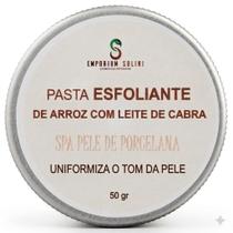 Pasta Esfoliante Facial Clareadora com Arroz e Leite de Cabra Renovação e Luminosidade Pasta Esfoliante Facial Clareadora com Arroz e Leite de Cabra Renovação e Luminosidade