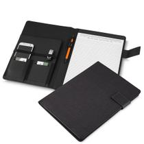 Pasta Executiva 20 Folhas com Suporte para Celular e Porta Cartões