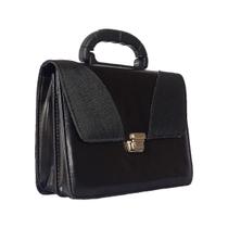 Pasta Executiva Ccb Dupla Ap Liso Com Linho Preto R1816