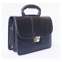 Pasta Executiva Ccb Pequena Preto Costurado Ap R1879