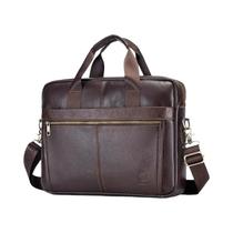 Pasta Executiva De Couro Genuíno De Luxo Para Homens, Bolsa Para Laptop De 15 Polegadas Para Pasta Executiva De Couro Genuíno De Luxo Para Homens, Bolsa Para Laptop De 15 Polegadas Para