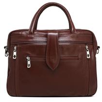 Pasta Executiva de Couro Lab Feminina Pinhão - 16" Pasta Executiva de Couro Lab Feminina Pinhão - 16"