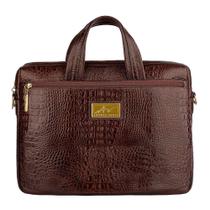 Pasta executiva de couro metrópole café Feminino Pasta executiva de couro metrópole café Feminino