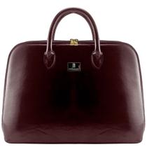 Pasta executiva feminina em couro marrom liso para notebook de 14 15 16 polegadas Pasta executiva feminina em couro marrom liso para notebook de 14 15 16 polegadas