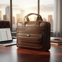 Pasta Executiva Notebook Bolsa De Ombro Maleta Social Couro Pasta Executiva Notebook Bolsa De Ombro Maleta Social Couro