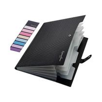 Pasta Expansível A4 Com 5 Bolsos Organizador De Papel Portátil Para Material Escolar E De Escritório