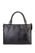 Pasta feminina de couro croco Esther Pasta feminina de couro croco Esther