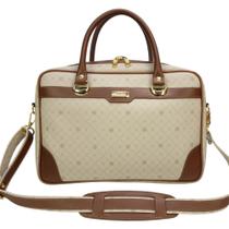 Pasta Feminina Notebook Lansay Munique Gold Bege Premium