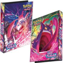 Pasta Fichário álbum Capa Dura 4 Argolas Pokémon Espada e Escudo Golpe Fusão Mew Gengar 074427156558