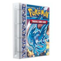 Pasta Fichário Álbum Cartas Cards Pokémon Articuno com 10 Folhas 9 Bolsos 4 Argolas Pasta Fichário Álbum Cartas Cards Pokémon Articuno com 10 Folhas 9 Bolsos 4 Argolas