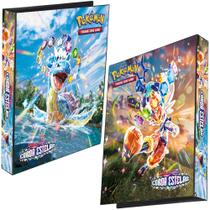 Pasta Fichário Álbum Pokémon Coroa Estelar Lapras E Cinderace Capa Dura 4 argolas - 074427160784 Pasta Fichário Álbum Pokémon Coroa Estelar Lapras E Cinderace Capa Dura 4 argolas - 074427160784
