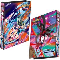 Pasta Fichário Álbum Pokémon Mega Evolução Caos Ascendente Greninja E Floette Capa Dura 074427167264 Pasta Fichário Álbum Pokémon Mega Evolução Caos Ascendente Greninja E Floette Capa Dura 074427167264
