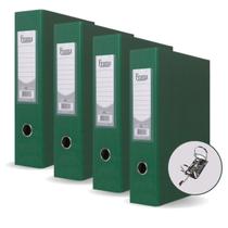 Pasta Fichário AZ Registradora Ofício Largo Verde Kit 4un Ideal para Escritórios Arquivo Organização de Documentos Pasta Fichário AZ Registradora Ofício Largo Verde Kit 4un Ideal para Escritórios Arquivo Organização de Documentos
