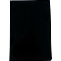 Pasta Grampo Trilho Ofício Preta - Pacote com 20 Unidades