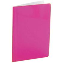 Pasta Grampo Trilho Papel Ofício Rosa - Pacote com 20 Unidades