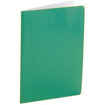 Pasta grampo trilho papel oficio verde polycart