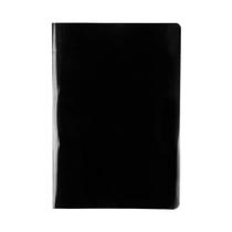 Pasta Grampo Trilho Papel Preta - Dello - KIT 10 UNIDADES