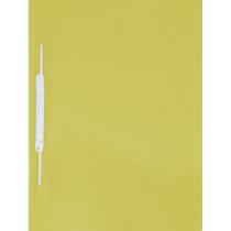 Pasta Grampo Trilho Plastica Oficio Amarela PCT.C/10