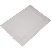 Pasta Grampo Trilho Plastica Oficio Cristal Soft