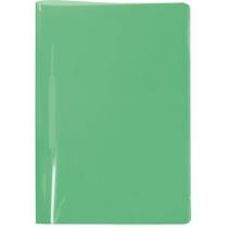 Pasta Grampo Trilho Plastica Oficio Verde