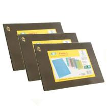 Pasta L Ofício Acp Preta 23X33Cm 10U Kit 3 Pasta L Ofício Acp Preta 23X33Cm 10U Kit 3