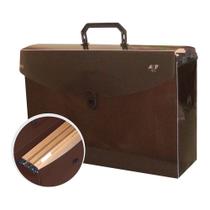 Pasta Maleta com 6 Pastas Suspensas Fumê - ACP