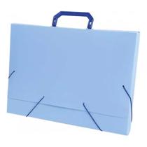 Pasta Maleta Oficio Pp 40 Mm Quality Pastel Azul