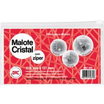 Pasta Malote Cristal C/ZIPER 215X123MM