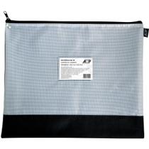 Pasta Malote NYLON com Zíper 32X40CM Preta - Pacote com 05