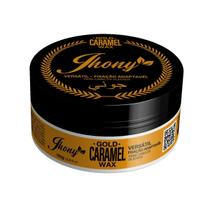 Pasta modeladora gold caramel wax 150g jhony barber