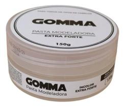 Pasta Modeladora Gomma Extra Forte 150g Vegana Fixação Duradoura para Cabelos