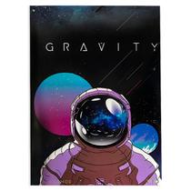 Pasta Ofício Aba Elástica Organizadora A4 Cosmos Universo